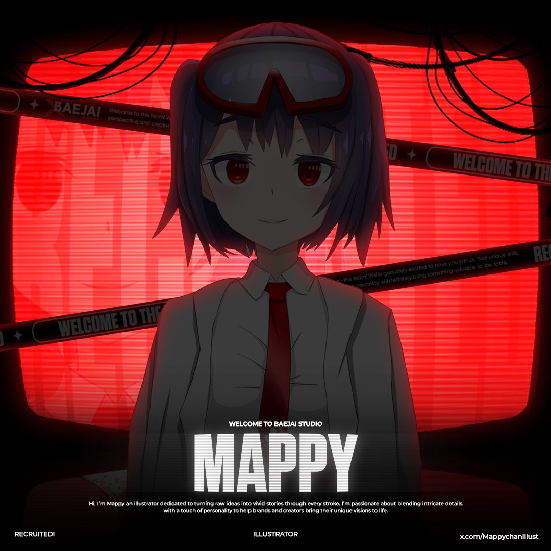 ‼️NEW BAEJAI ARTIST‼️

Please welcome <a href="/Mappychanillust/">mappy|Baejai</a> to our team! Check out their artworks below 👀

We will be hosting an art raffle soon to further build their portfolio with us 🫶