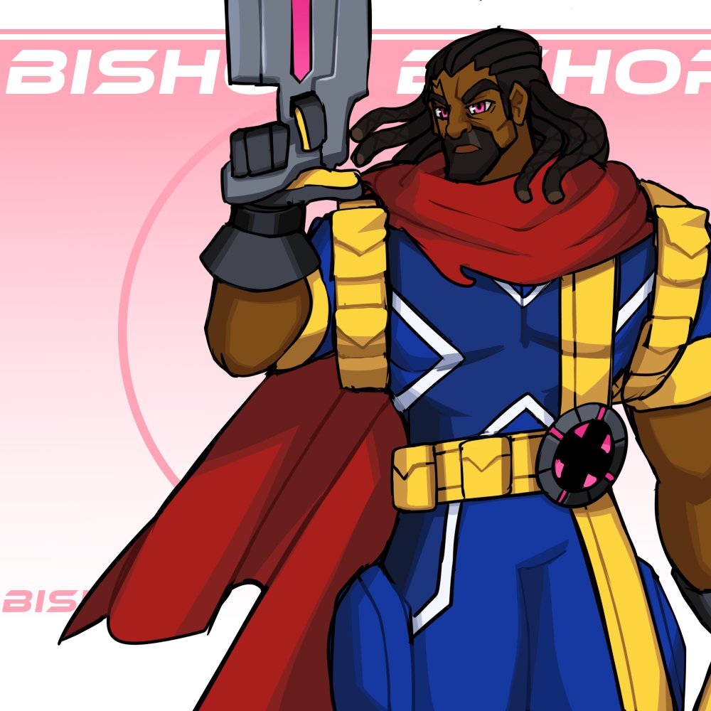 Lu_Nachi's tweet photo. Bishop!
Drawing Marvel characters in my style day 6!
(6/X) Bishop from X-Men https://t.co/ldYyTjOjD7