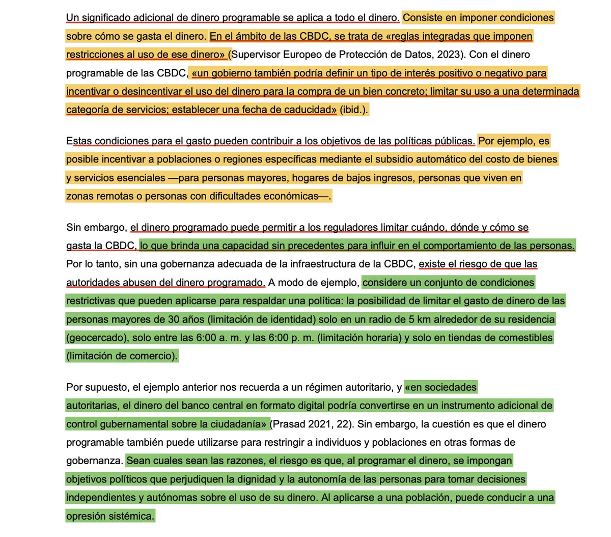 ItsEdgarGomez's tweet image. La institución #CIGI (Centro para la Innovación en la Gobernanza Internacional) 👇🏻👇🏻

Nos advierte de la programabilidad y las posibles limitaciones impuestas a través de las #CBDC.
🚨‼️Agárrate que vienen curvas..... Te recomiendo leerlo TU MISMO ‼️🚨:

Automatización de pagos,