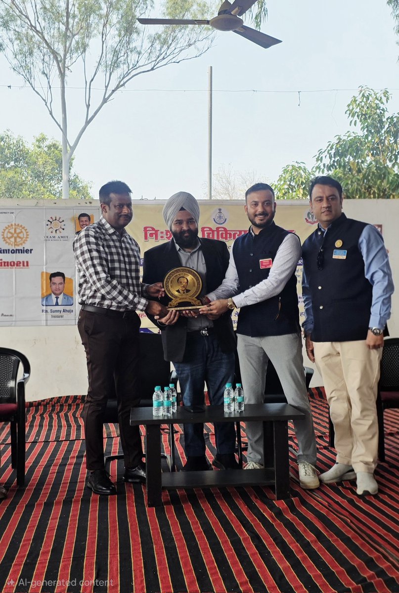 diaryofashu's tweet photo. Rotary Club Premier Jabalpur organized a Mega Free Medical Camp at 6th SAF Battalion, Jabalpur, in association with IMA.
This year also marks the 100th Birth Centenary of Lt. Justice Raj Krishna Tankha Ji
50+ specialist doctors
 Leading hospitals
850 beneficiaries served. https://t.co/ZyKWepBwcb