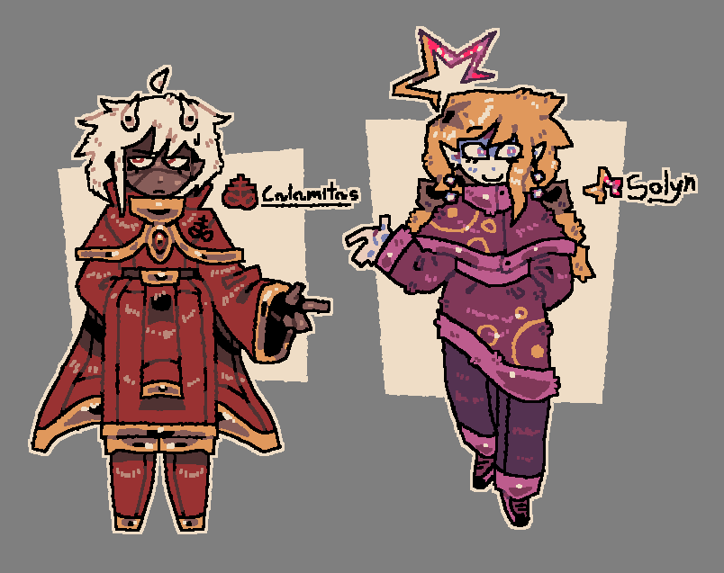 a calamitas and solyn 
#calamity #terraria