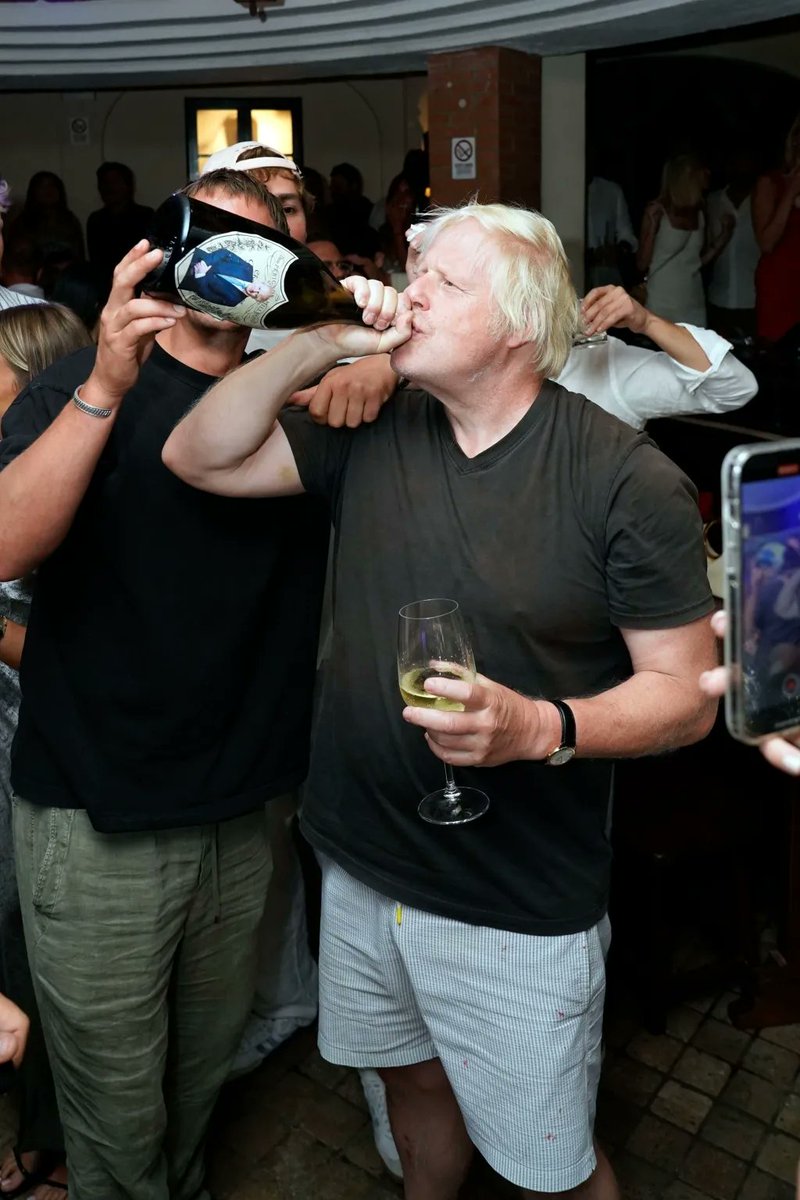 This is the man(*) who prevented Kiev and Moscow from reaching a peace agreement in 2022 and who today calls for military strikes against Iran and the presence of British troops in Ukraine.

Isn't there a small Alcatraz-like island in the UK on which to isolate this human waste?