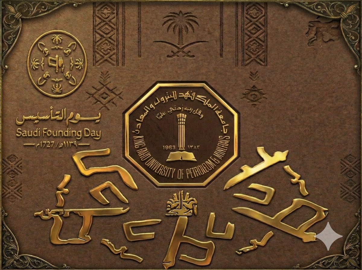 KFUPM_Waey's tweet photo. المجد الممتد من ثلاثة قرون
بجذور راسخة يوم بدينا
وبرؤية واثبة يوم مضينا
نعتز بماضينا
ونغتبط بحاضرنا
ونمضي نحو مستقبلنا 🇸🇦

#kfupm @kfupm 

#يوم_التأسيس #يوم_بدينا_1727 https://t.co/FKfq2EiJoJ