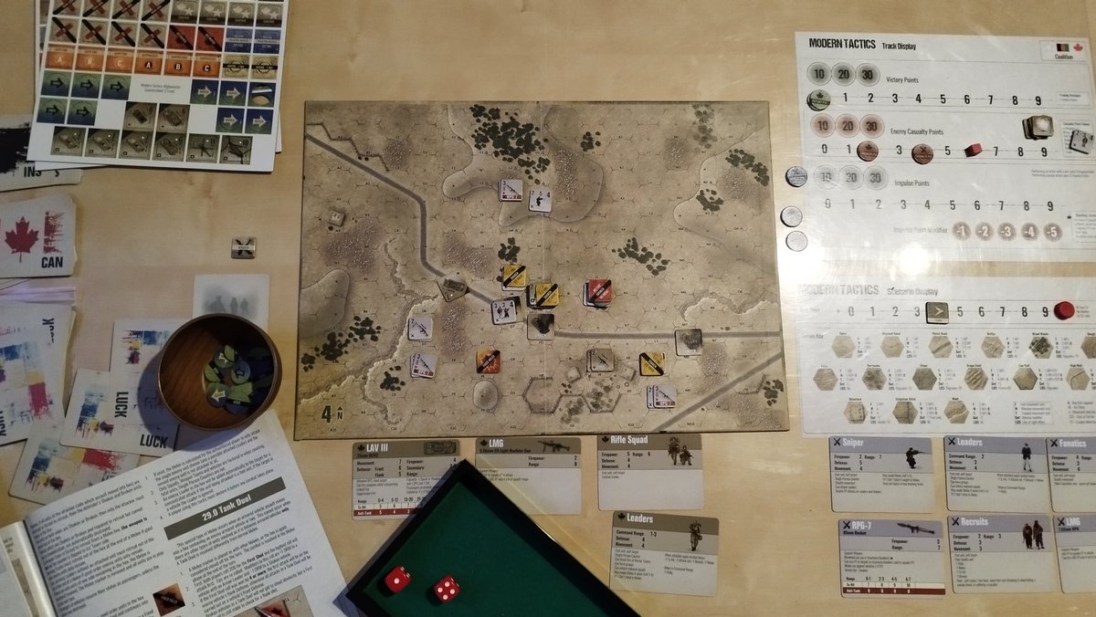 cisnenegro's tweet image. Probando el Modern Tactics Afghanistan de Shayne Logan @VUCASimulations. Aún no controlo del todo las reglas pero he tirado p'alante. #wargames