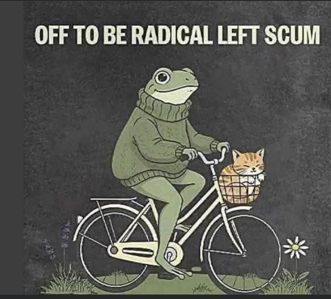 WillyBraggTV's tweet photo. I consider myself part of the #RadicalLeftScum crowd, but you can also call a recovering #BernieBro like me the follwing labels too -#DirtbagLeftist, #ScumbagSocialist, #Brocialist, #DarkWoke, #ToxicLeft, #DarkLeft, and anything else other than to "call me late for dinner." https://t.co/n2PRxNiJ0L