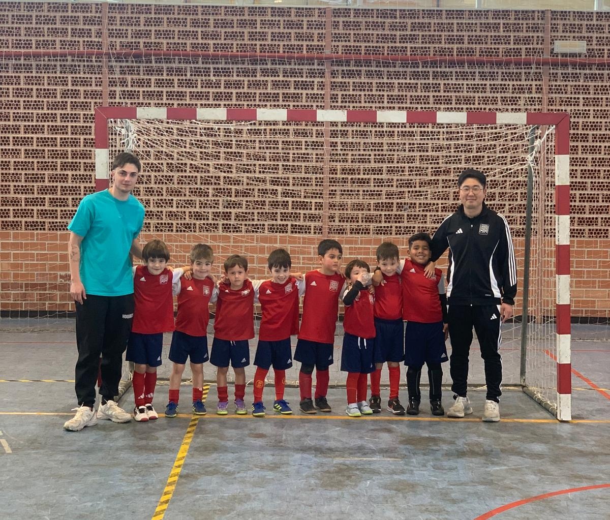 🔴🔵 Imagen de nuestro Prebenjamín 2020 que esta mañana ha disputado un amistoso ante EFB Borja.
