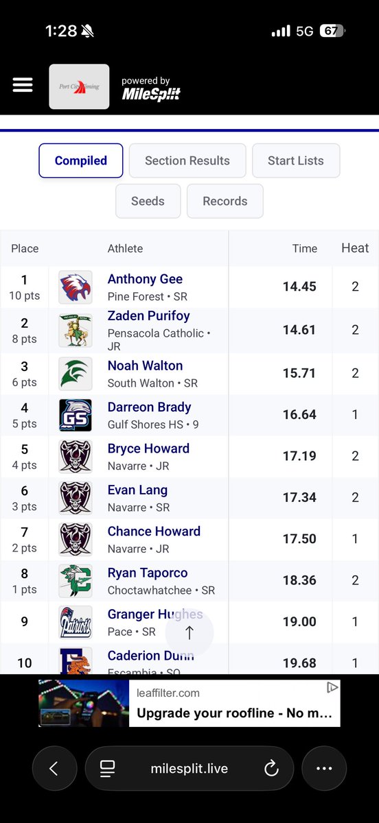 AnthonyGee_07's tweet photo. 2nd time running hurdles this season lane 4 both races. 14.4, 53.9 https://t.co/3uiFbVkD4V