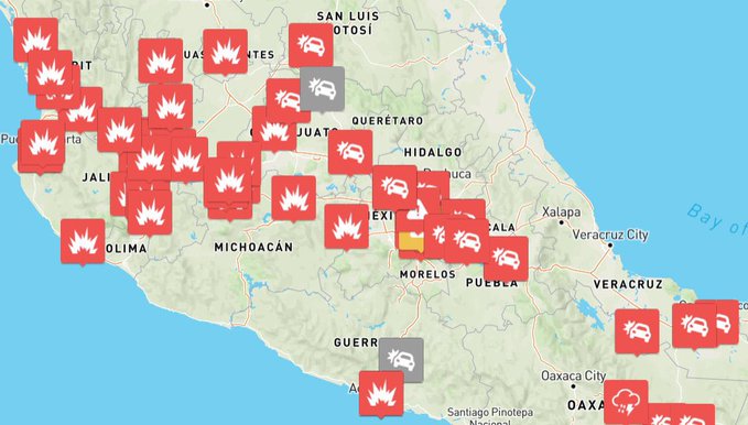 #Importante || 🚨 Activan mapa en tiempo real para seguir los bloqueos en el país tras los hechos ligados al líder del #CJNG.

ui.aliado.alephri.com