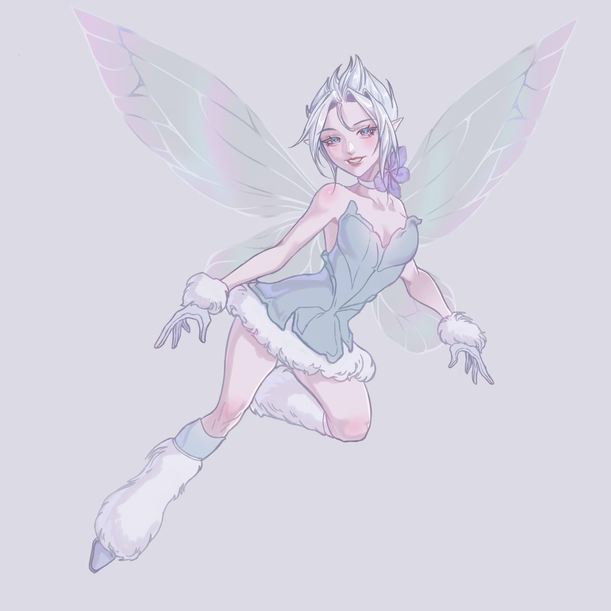 Luverihu's tweet photo. periwinkle cause i am so excited for the new tnkerbell book https://t.co/bJ2IqOBwgj
