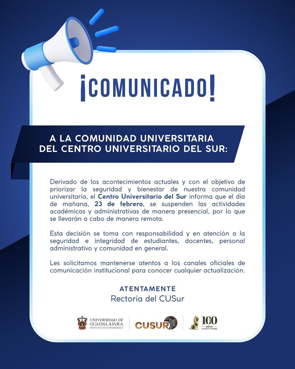 Centro Universitario del Sur tweet media