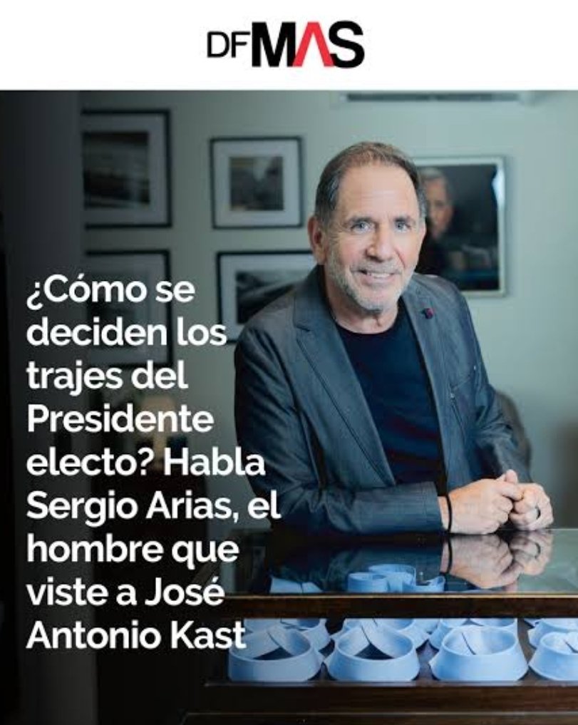 🔴 ¿Austeridad para quién?

Según informó <a href="/DFinanciero/">Diario Financiero</a>, el presidente electo José Antonio Kast estaría utilizando a uno de los diseñadores más caros de Chile Sergio Arias.

De acuerdo con <a href="/eldesconcierto/">El Desconcierto</a>, cada traje podría superar los $1,5 millones.

Además, el diseñador no solo