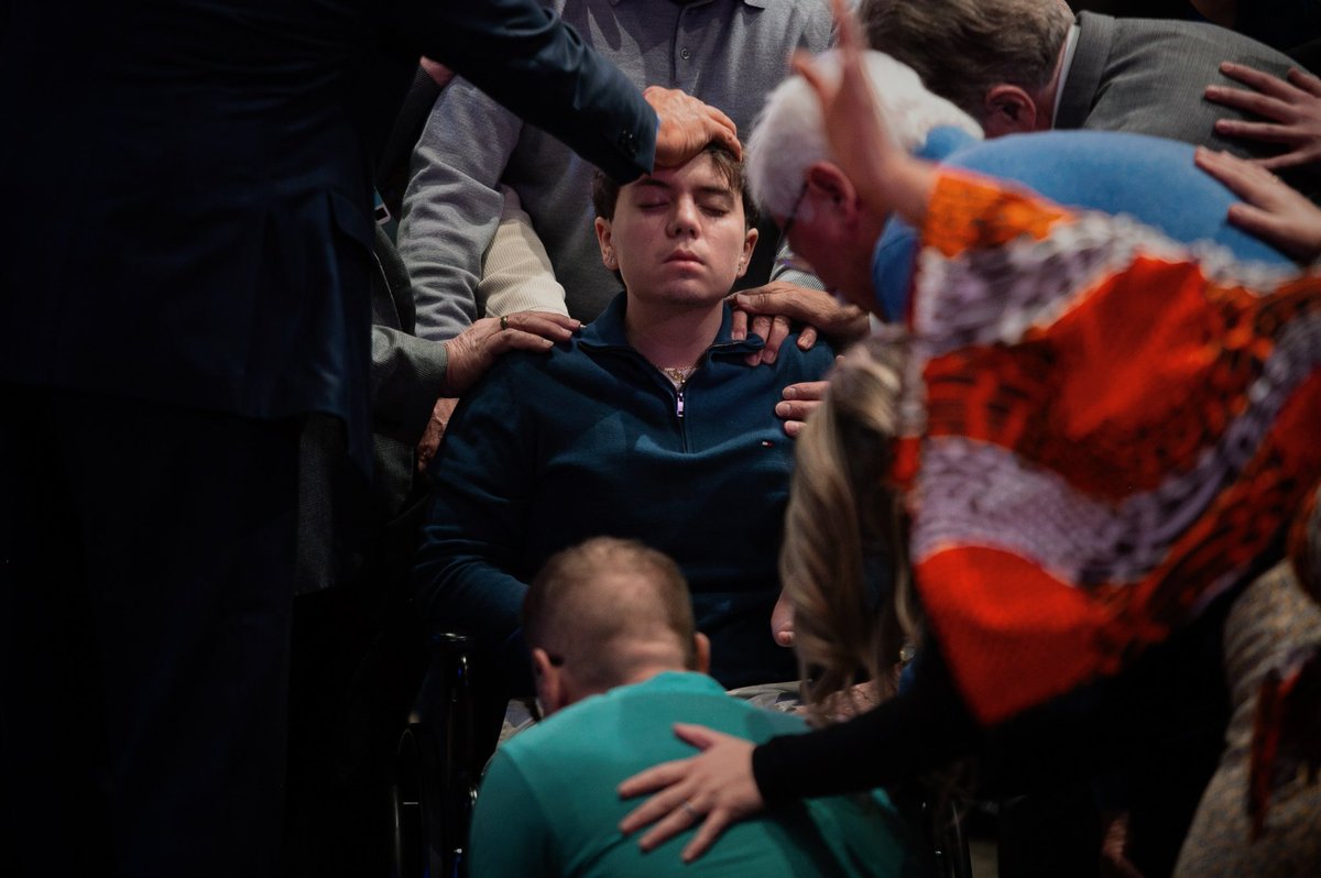 CommunityFamKY's tweet photo. We serve a miracle-working God! Thank You, Jesus for the work You did in this young man this morning — we are believing for a complete healing 🙌

Join us for one more service, tonight at 6p, and come expecting ❤️‍🔥 https://t.co/hwywbH8U4G