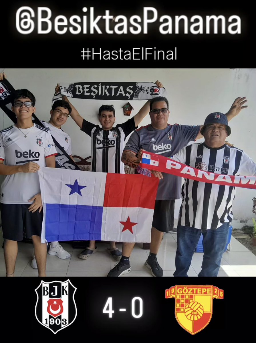 kartlnasaletijk's tweet photo. Beşiktaş - Göztepe maçı sonrası Panamalı taraftarın paylaşımı. https://t.co/zRtDo3hHq0