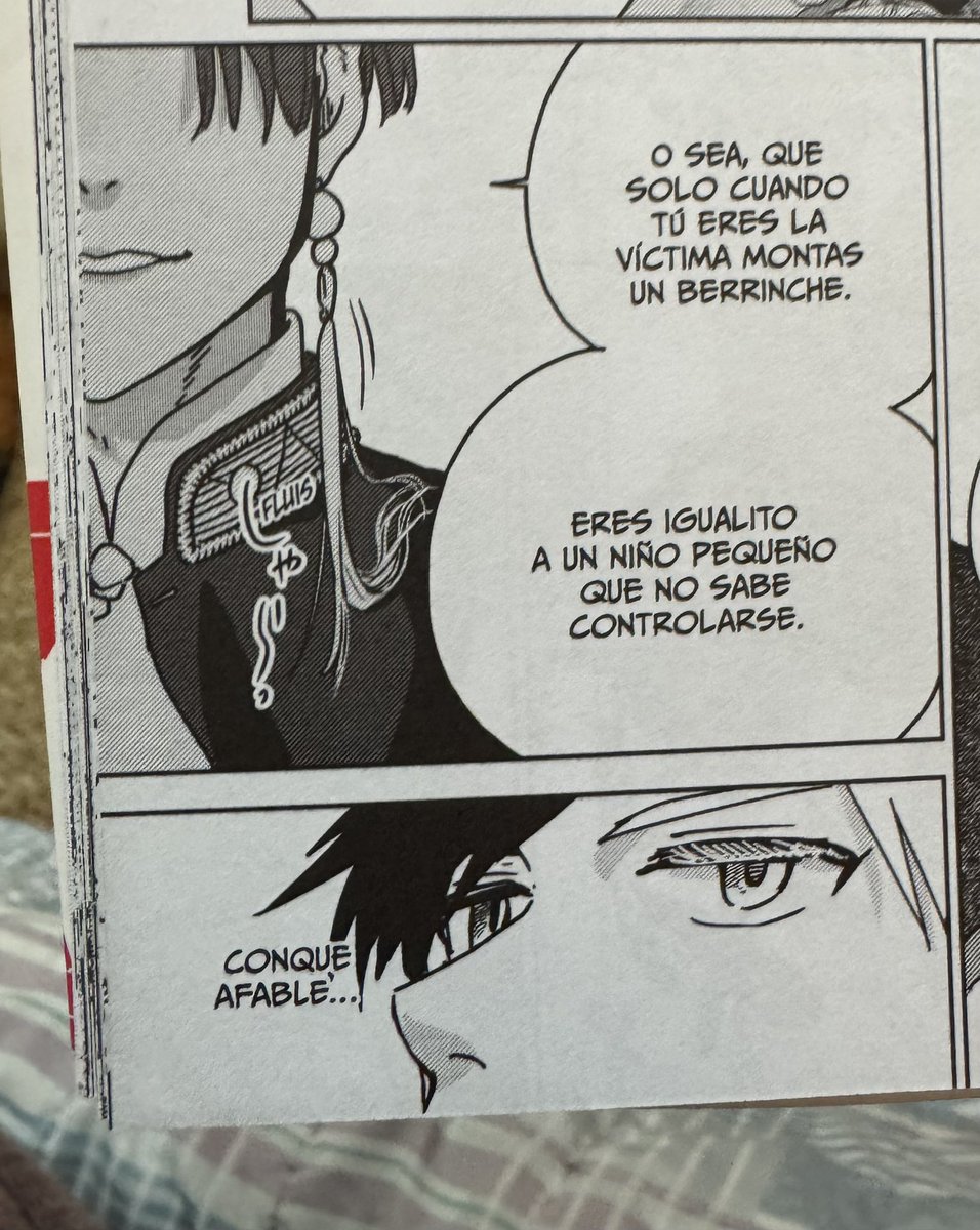 literal, yo leyendo la lucha de Suo vs Kanuma en español:

Suo: solo montas un berrinche cuando tú eres la víctima, eres igualito a un niño pequeño q no sabe controlarse

yo: DÍSELO TATAAAAAA🗣️🗣️🗣️