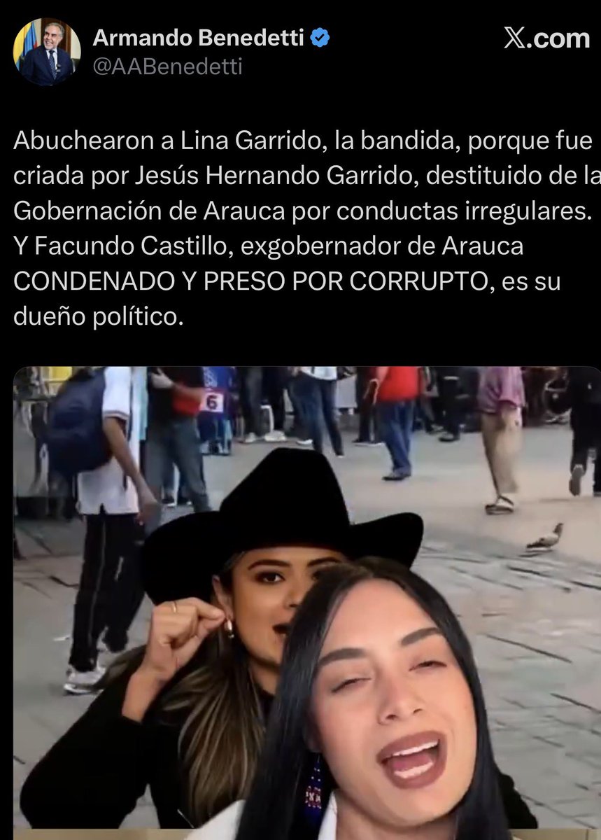 Ministro <a href="/AABenedetti/">Armando Benedetti</a> recuerde que a usted le está prohibido hacer política como a su presidente Petro. El artículo 127 de la Constitución no está de adorno. Respete las garantías electorales. 

En cambio de hacer política en su cuenta de X, envíe un mensaje de garantía a las