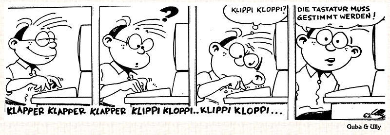 Retrojournal_de's tweet image. Guten Morgen! ☕

Klapper klapper klapper…
 Klippi kloppi… klippi kloppi…
Wenn die Woche startet und die Tastatur erst mal „gestimmt“ werden muss. 😄

Auf in eine neue Runde Code, Kaffee &amp;amp; Kreativität!

#Montag #RetroVibes #80er #Retrojournal
