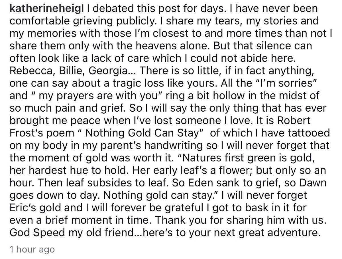 And just as I was starting to come to terms with it, Izzie had to go and say this 😭😭😭