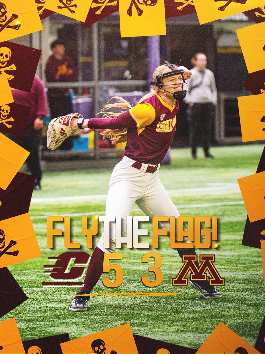 FLY THE FLAG CHIPPEWAS!!!!!

Laska grabs the save, Compau records her 3rd career B10 victory and we head home on a HIGH NOTE!