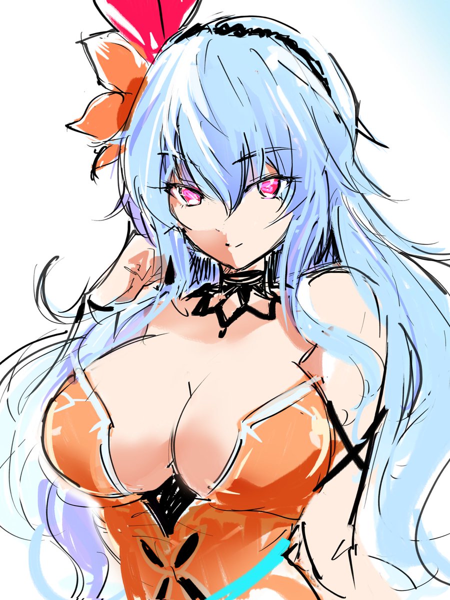 「ロックブーケ練習 この癖っ毛娘を上手く描けるようになりたい」|玖〆カズーのイラスト