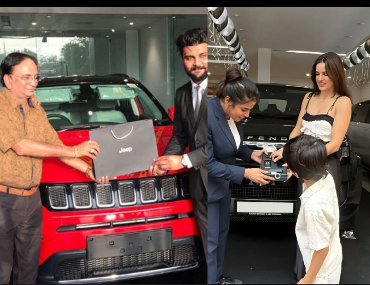❤️ Hardik Pandya gifted a 4 crore worth Black Defender to his son and ex-wife.

He might be divorced but his love for his son Agastya &amp; ex-wife is inevitable.  🙏🙏 

Hardik pandya is a gem 💎.