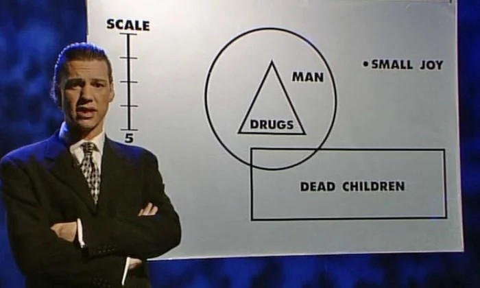 You can't have a conversation about drug reform in the UK without it descending into a Chris Morris sketch