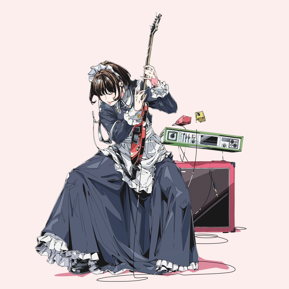 ギターメイド☆ #イラスト