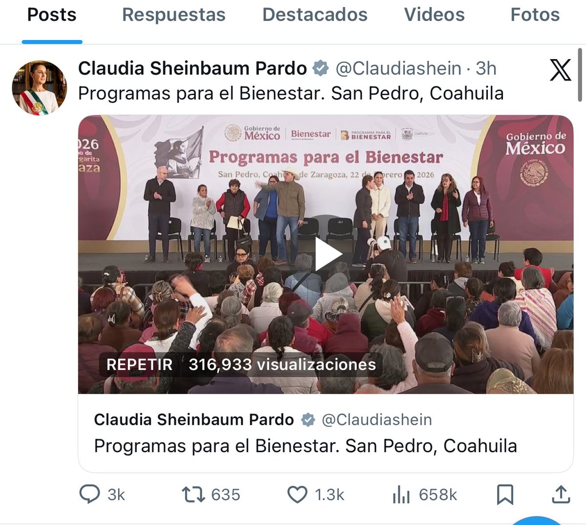 Pregunta para <a href="/Claudiashein/">Claudia Sheinbaum Pardo</a> la Mañanera.

Si estaba usted informada del operativo ¿Por qué organizó un evento justo a esa hora?

Si usted no estaba informada del operativo ¿Quién toma las decisiones en su lugar?
