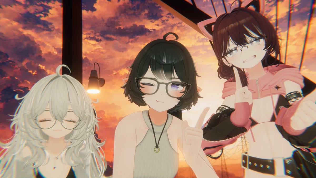 VRChatで見た（奇跡）について話してた。
#VRChat