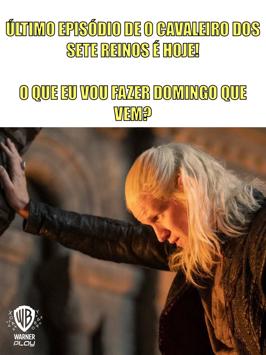 WarnerPlayBR's tweet image. Ainda bem que #ACasaDoDragão já volta em junho... #OCavaleiroDosSeteReinos #WBD #HBOMax