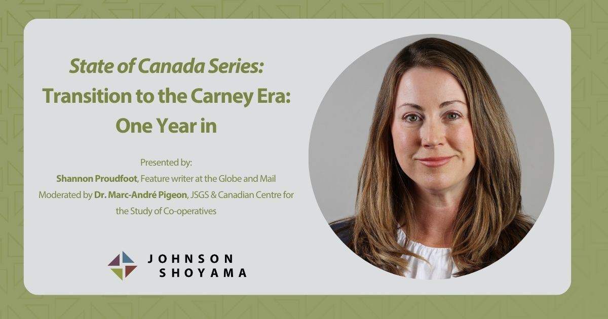 Johnson Shoyama Graduate School of Public Policy tweet media