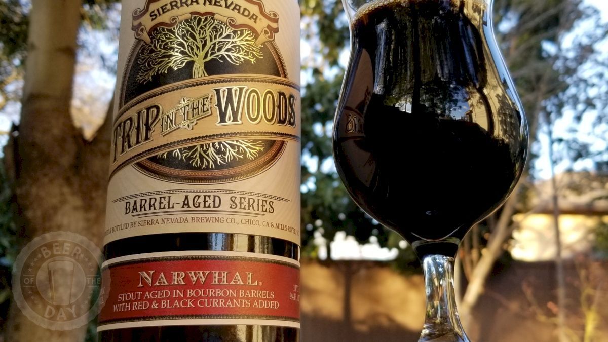 Beer of the Past for Feb 22nd, 2018: Trip in the Woods: Narwhal Imperial Stout from Sierra Nevada Brewing Company (botd.us/DhiZDg) in Chico, CA. #ilovebeer #craftbeer #lovebeer #beertography #beersnob #beergeek #drinklocal #beer @sierranevada
