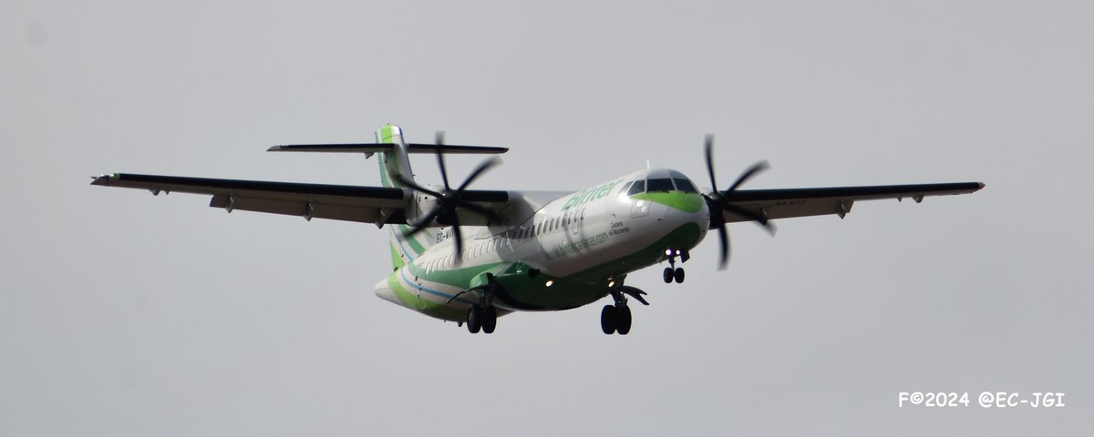 Pinguy2's tweet image. #4477 #todayspicture #bonusshot #ATR 
EC-MVI at FUE / GCFV on 6th December 2024
#avgeek #fencespotting