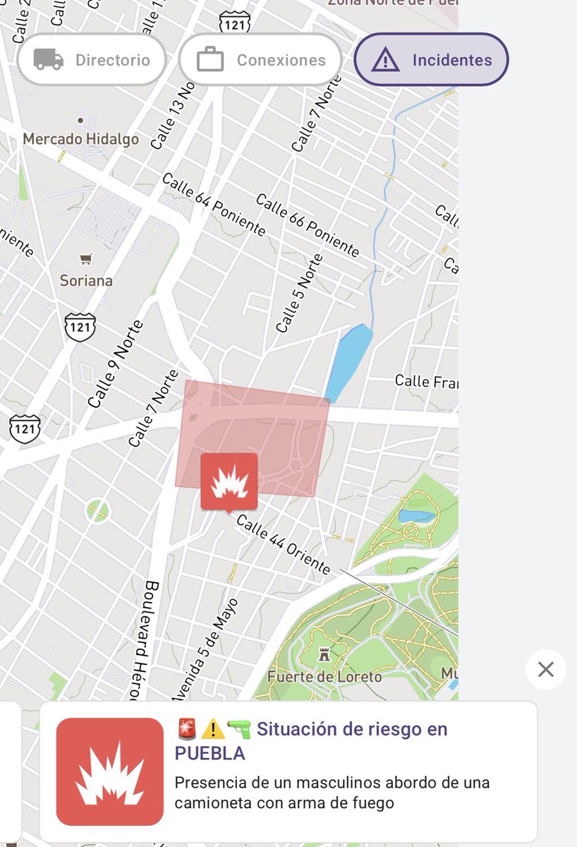 Puntos de riesgo en la CDPUE