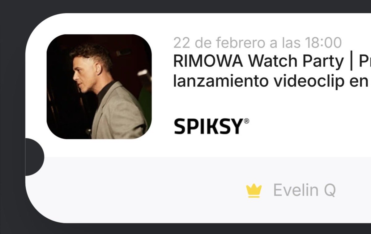 Feliz con mi acceso exclusivo al Watch Party de RIMOWA <a href="/AlejandroSanz/">Alejandro Sanz</a> <a href="/weareovergie/">Overgie</a> #RIMOWA