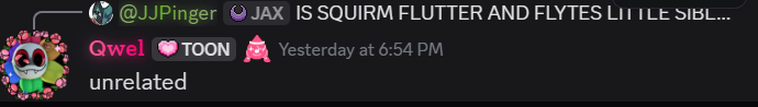 pastrycu's tweet photo. this account is still going to be abandoned I just wanted to announce that (for anyone wondering or assuming) that flyte and flutter are not related to squirm, confirmed by qwel herself. #dandyworld #dandyworldsquirm #dandyworldnews https://t.co/R50eLbwFGG