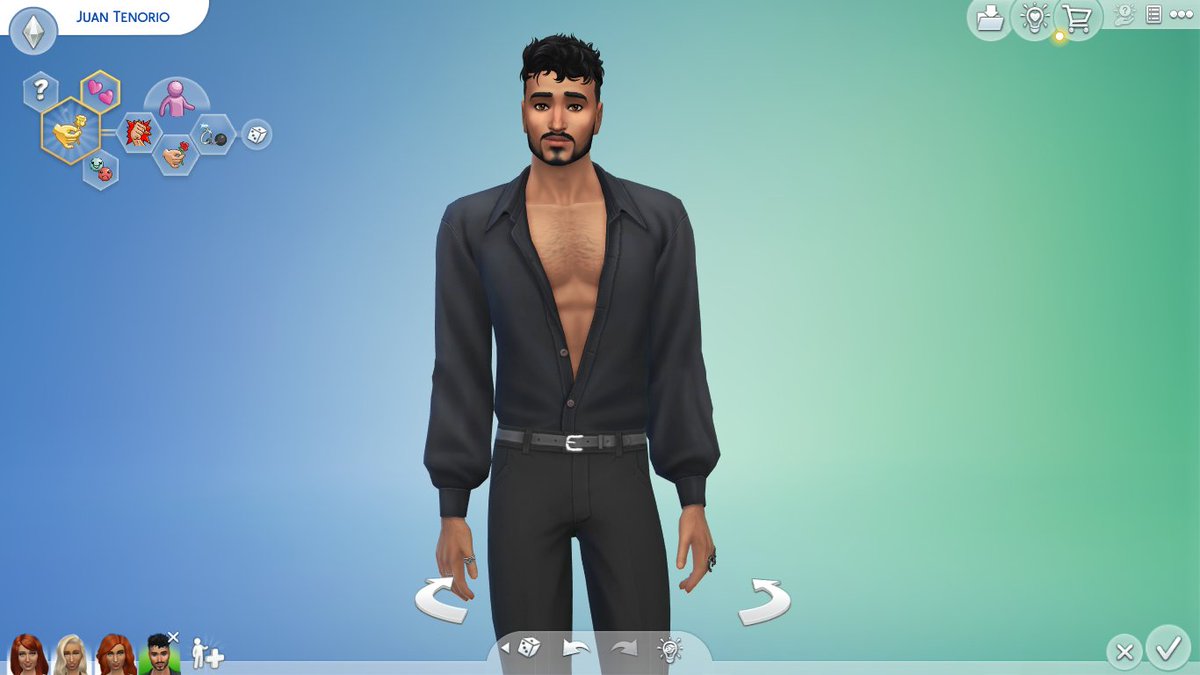 pinky_simmer's tweet photo. El antes y el después del famosísimo Don Juan. ✨ Mi participación en el #RetoSimlish4 de @Simlish4. https://t.co/ofQZMqXLor