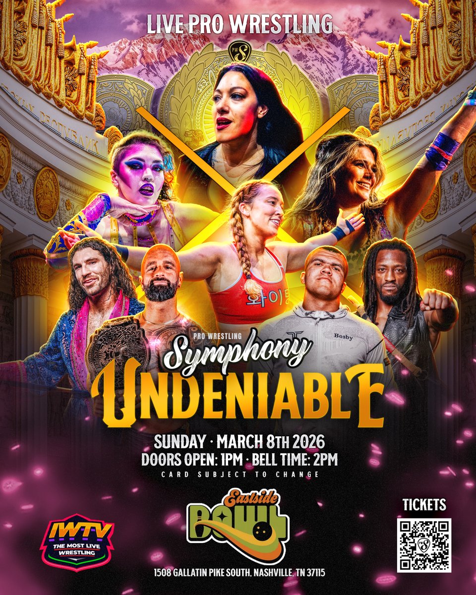 Undeniable is TWO WEEKS AWAY!

Sunday, March 8th at <a href="/eastsidebowl/">Eastside Bowl</a> 

Get your tickets here: pwsymphony.com/tickets