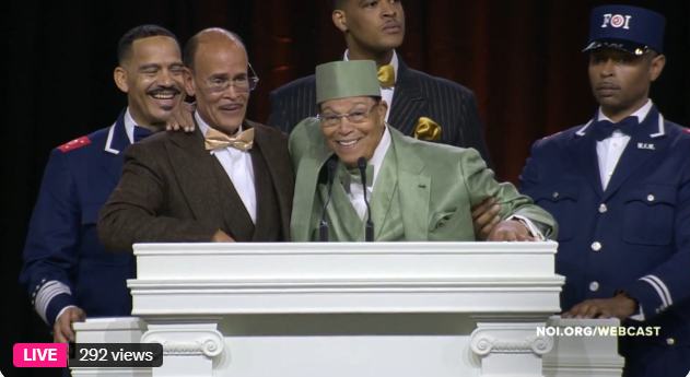 SalomaeSadiqa's tweet photo. What a blessing! The Honorable Minister @LouisFarrakhan surprised us all with an appearance today! He says that @minishmael will speak today and he will be "sitting down as a cheering squad." ✨#Farrakhan #SD2026 https://t.co/o0Qm4fEFJO
