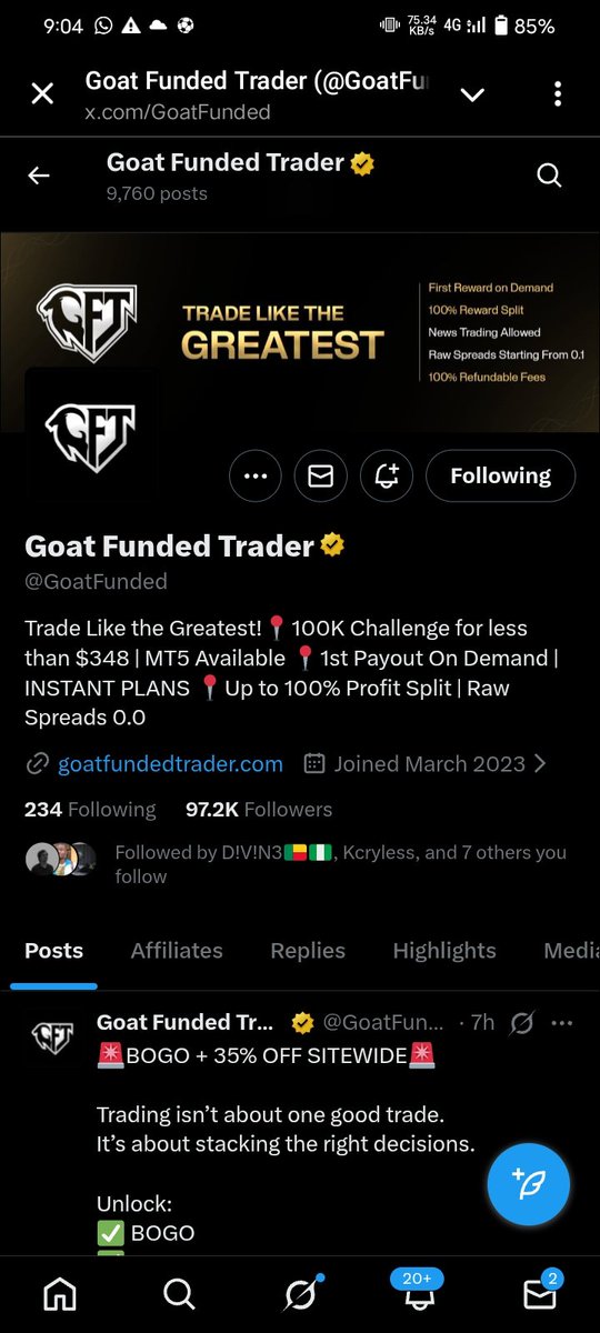 Officialstan123's tweet photo. @Kelvintalent_ @GoatFunded @EdwardXLreal @Fznation01 @Orev_a Happy Sunday  IKENGA. You've being a blessings to my trading career from learning from your YouTube to actually paying for your mentorship and now in a phase where it's finally making sense ,plenty thing to say but I'm not on premium.please consider me for the pro acc giveaway https://t.co/R5lArXzo5z