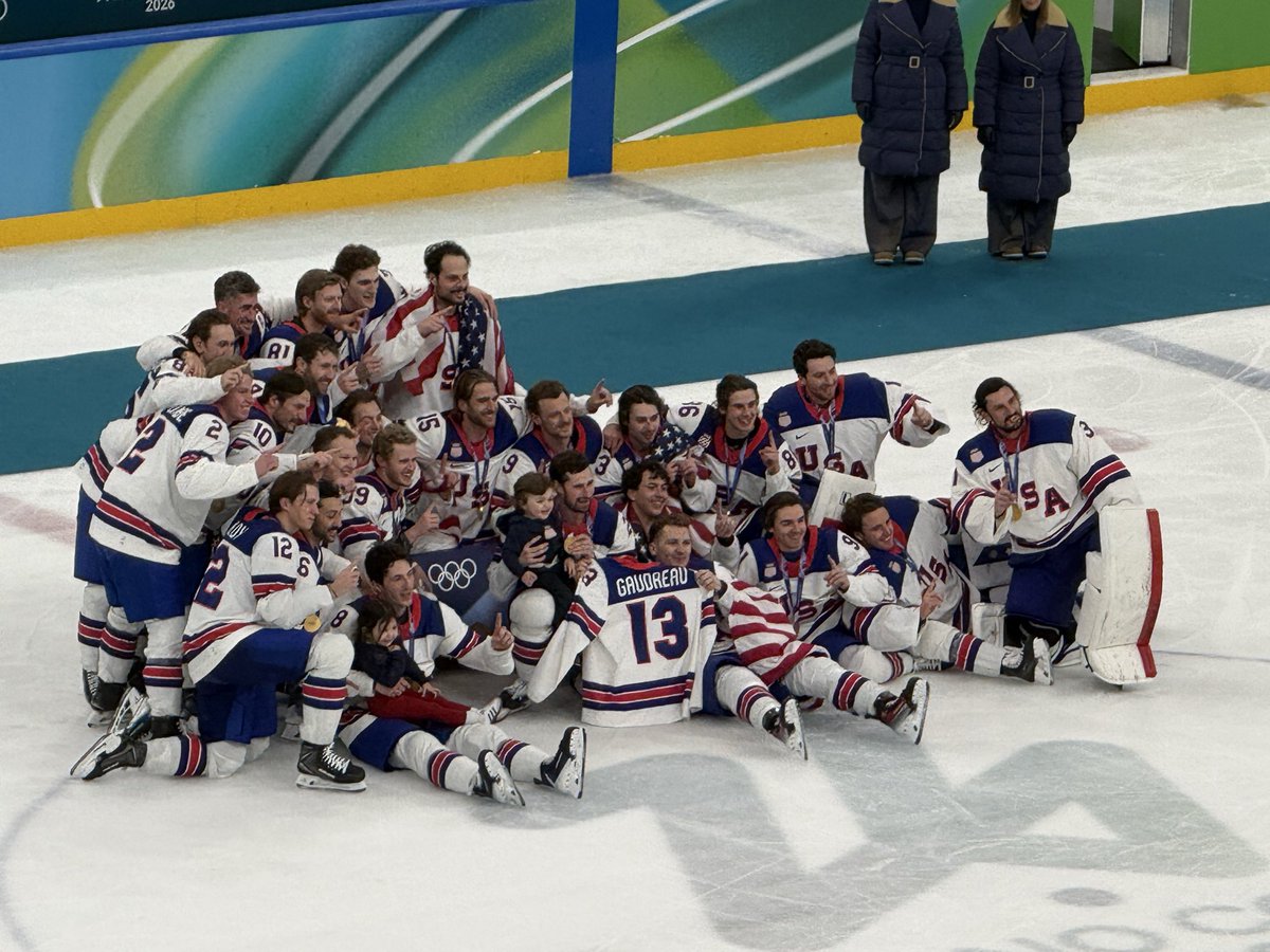 Kash_Patel's tweet image. Unity, Sacrifice, Attitude- what it takes to be the best in the world. These men live and breathe it. Now Team USA are gold medal champions, legends standing on the shoulders of giants.  Thank you for representing the greatest country on earth, in the greatest game ever created.