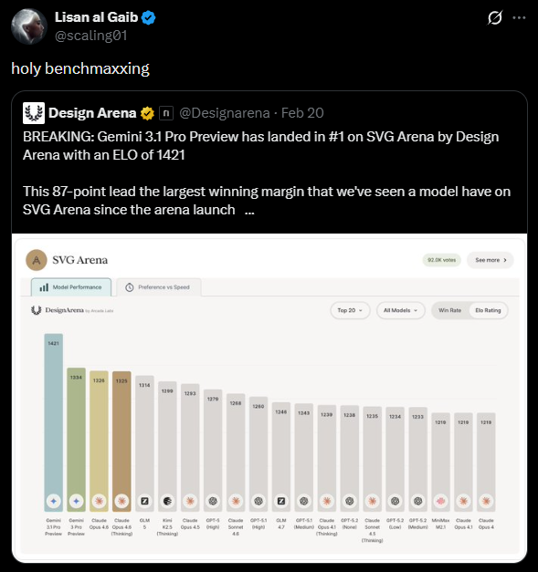 Benchmaxxing screenshot