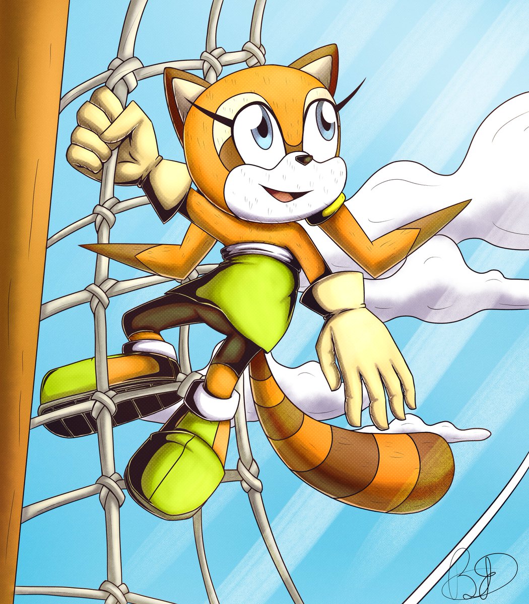 Marine The Raccoon navigating 

#SonicTheHedgehog #Sonic #MarineTheRaccoon #fanart #myart