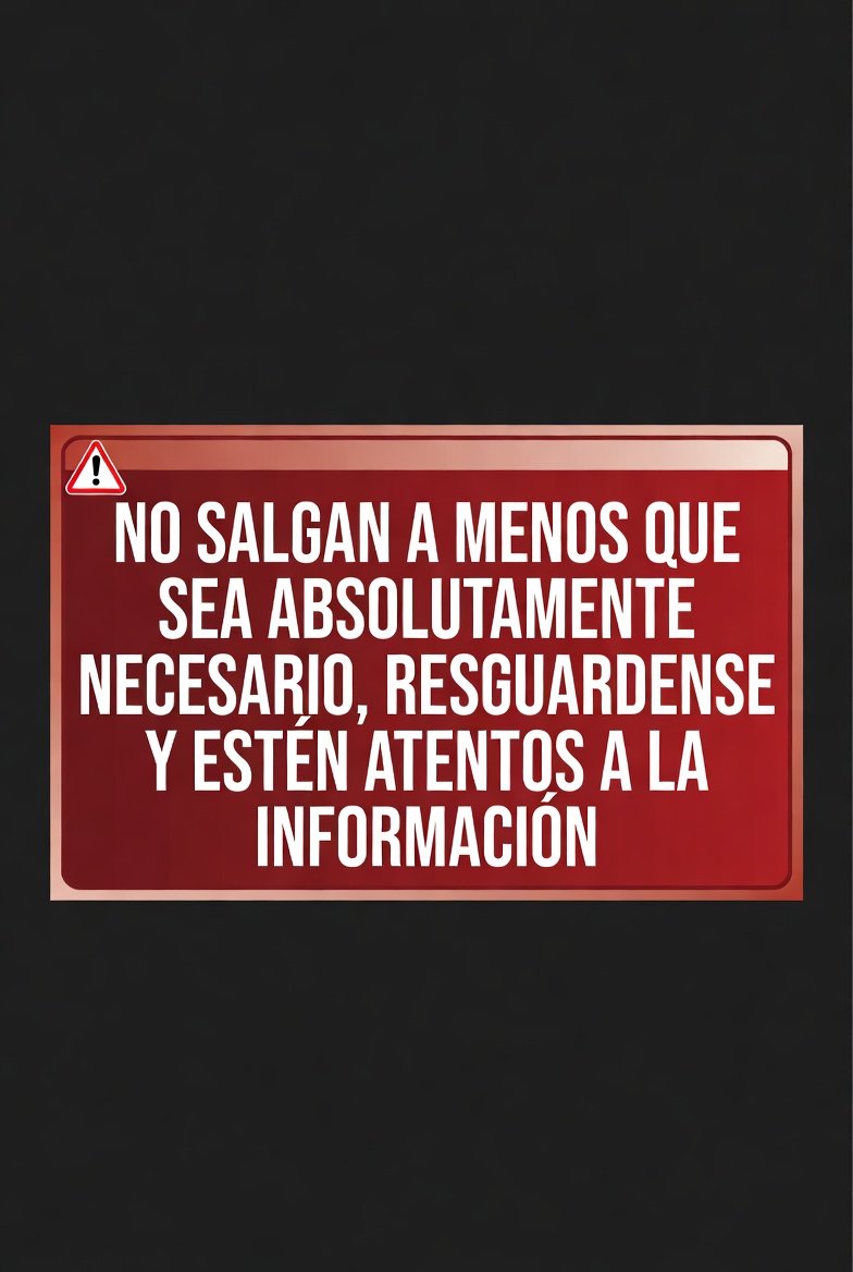 anabelrg's tweet photo. ⚠️Hay zonas de México en conflicto, por favor estén atentos a la información y RESGUARDENSE en sus hogares por su seguridad y la de los suyos. No caiga en información falsa y use canales oficiales para estar informado . https://t.co/LaWW3RqOgi