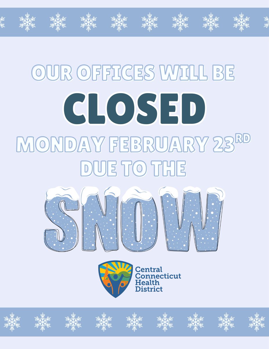 Central Connecticut Health District tweet media