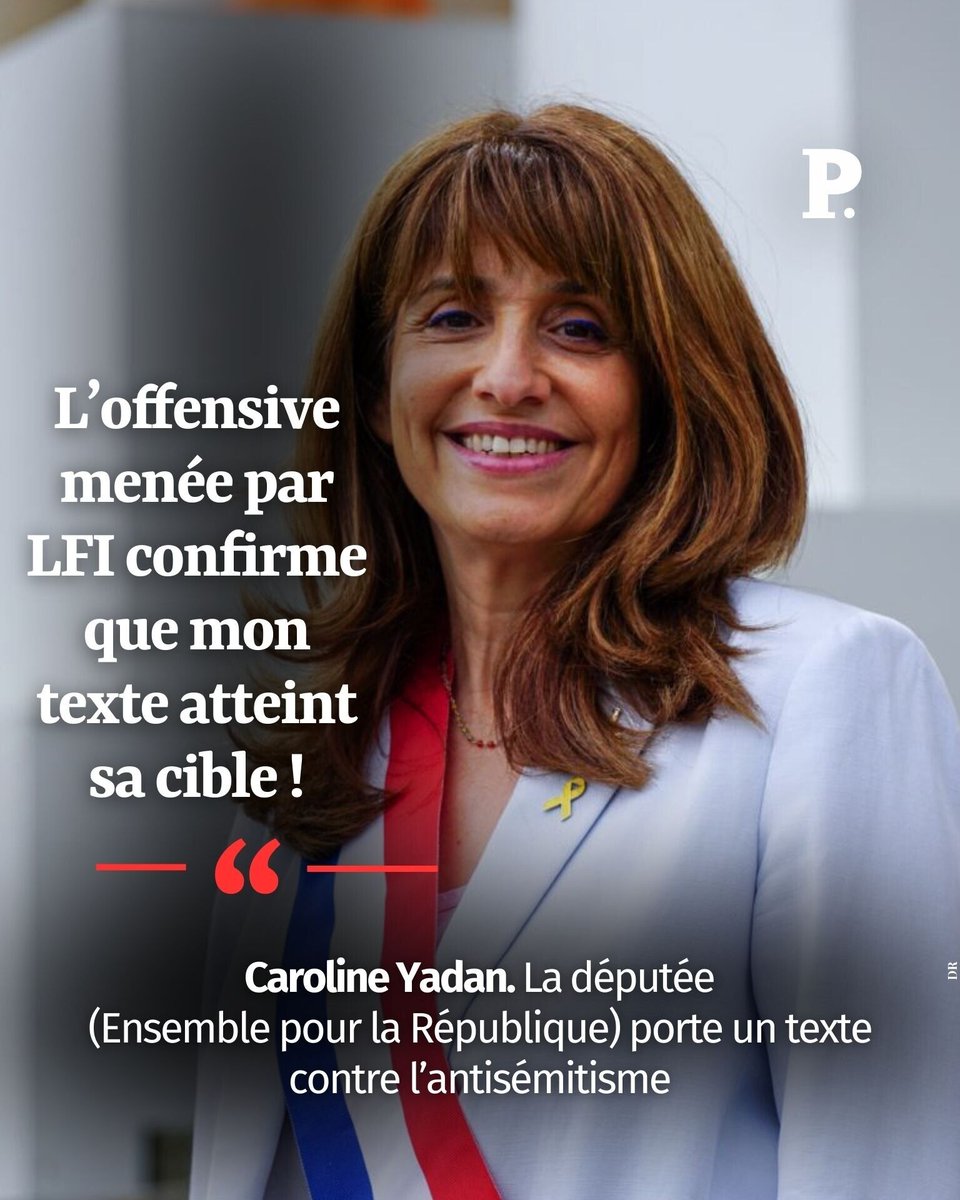 💬Face à la recrudescence alarmante des actes antisémites depuis le 7 octobre 2023, la députée <a href="/CarolineYADAN/">Caroline Yadan</a> porte une proposition de loi ambitieuse.

Par <a href="/NoraBussigny/">Bussigny Nora</a>
➡️ l.lepoint.fr/wkz