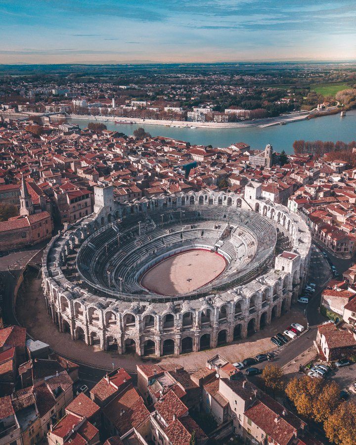 2. Arles Amphitheater, France (90 AD) Originally, it had a capacity of ...