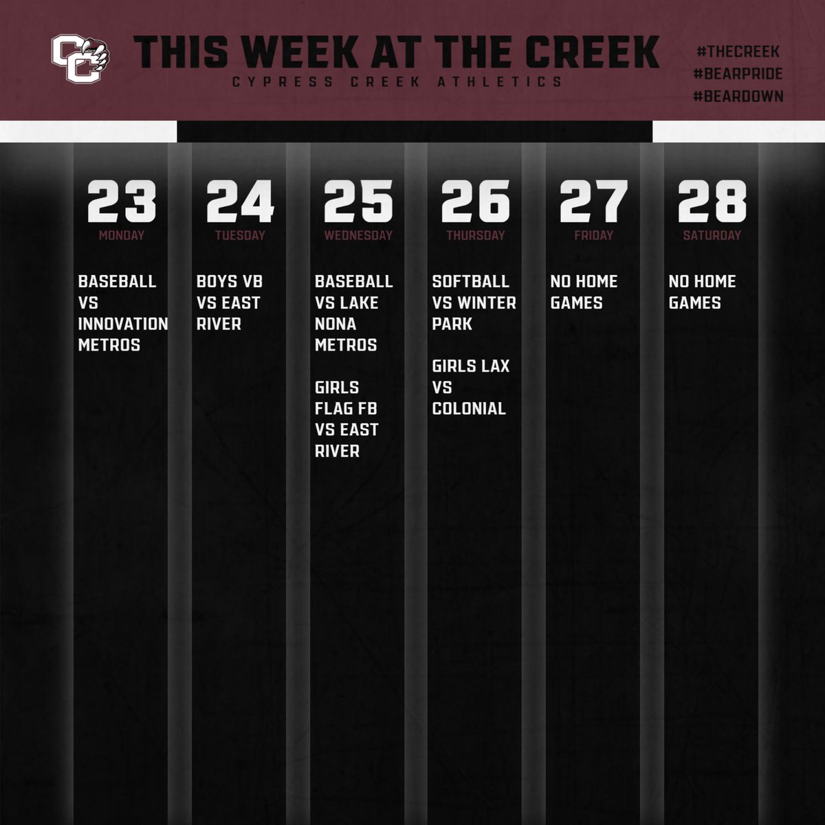Cypress Creek HS Athletics tweet media
