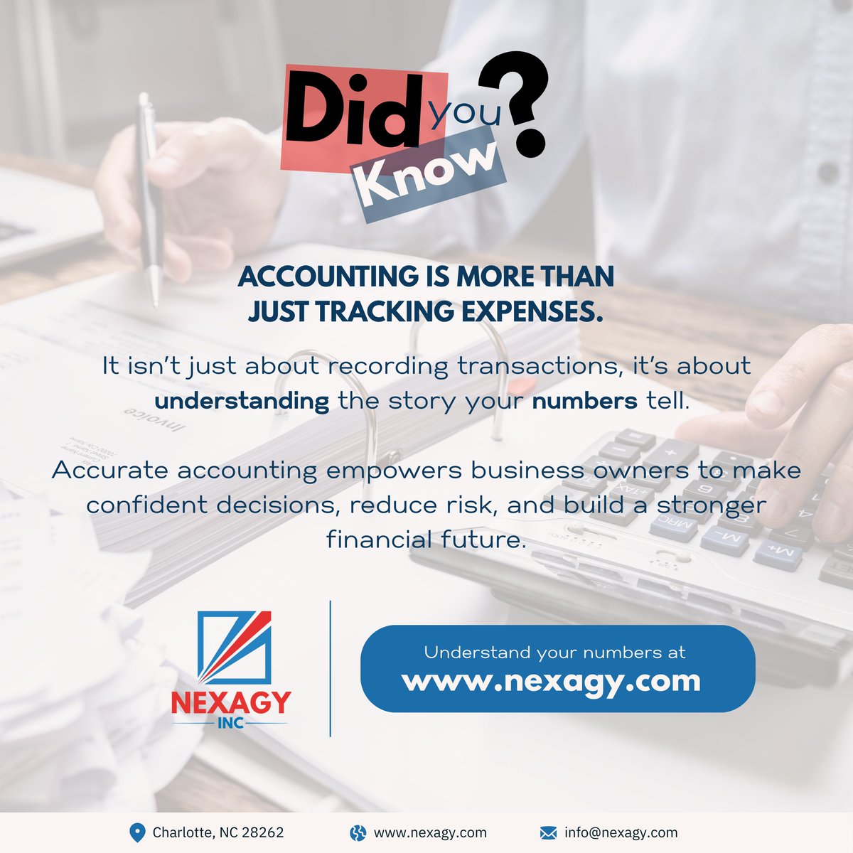 CassmerWard's tweet image. Accounting isn’t about tracking expenses.

It’s about understanding the story behind your numbers.

Reports don’t create confidence.
Understanding does.

@nexagy 

#FractionalCFO #BusinessOwners #KnowYourNumbers