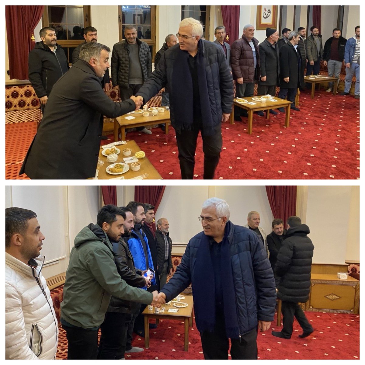 ozmehmetemin's tweet photo. 📍 Yakutiye / Umudum Mahallesi

Yakutiye Belediye Başkanımız Sayın Mahmut Uçar, AK Parti Erzurum İl Başkan Yardımcımız Sayın Murat Anatepe ve Yakutiye İlçe Başkanımız Sayın Ferit Yıldız ile birlikte Umudum Mahallemizde Millet Konağı’nda kıymetli hemşehrilerimizle bir araya geldik.

Cumhurbaşkanımız Sayın Recep Tayyip Erdoğan’ın selamlarını hemşehrilerimize ileterek gönül sohbetinde bulunduk.
Birlik ve beraberlik içerisinde, hemşehrilerimizle gönül gönüle çalışmaya devam edeceğiz.

#Erzurum #Yakutiye #AKParti