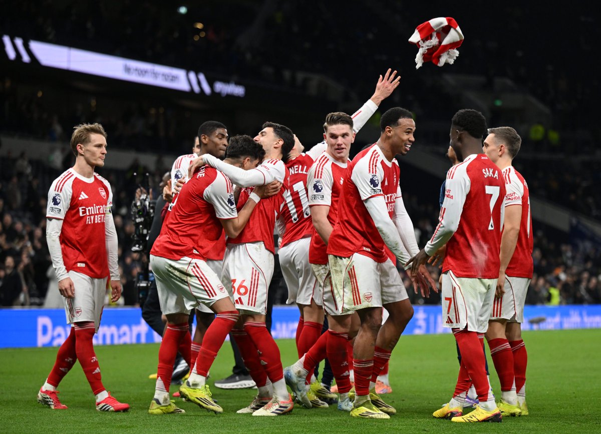 Arsenal silence Spurs as Eze and Gyokeres braces restore five-point title lead arsenalnews.co.uk/2026/02/22/ars…